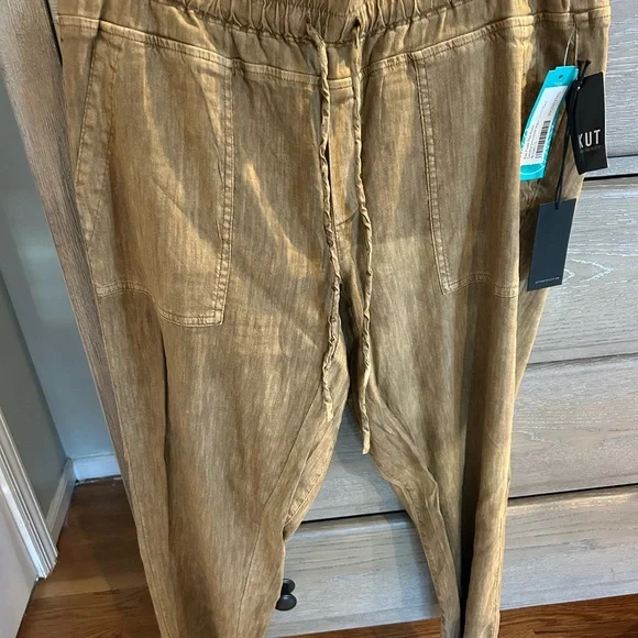 Kut from the Kloth Linen Pant NWT - L - Picture 2 of 6